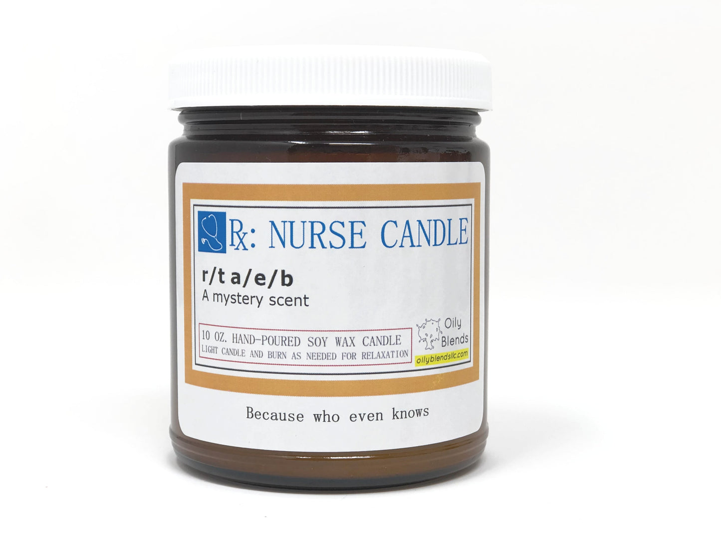 Nurse Candles - 25 Hour Burn Time Soy Wax Candles