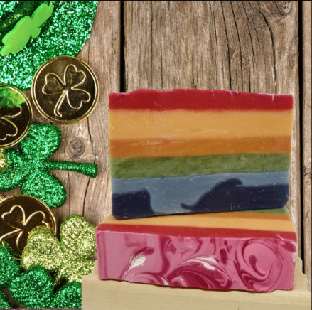 Wild Waters Soapery Not Yo' Mama's Rainbow Handmade Soap