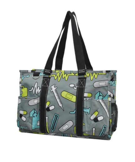 Nurse Life Large Organizer Tote