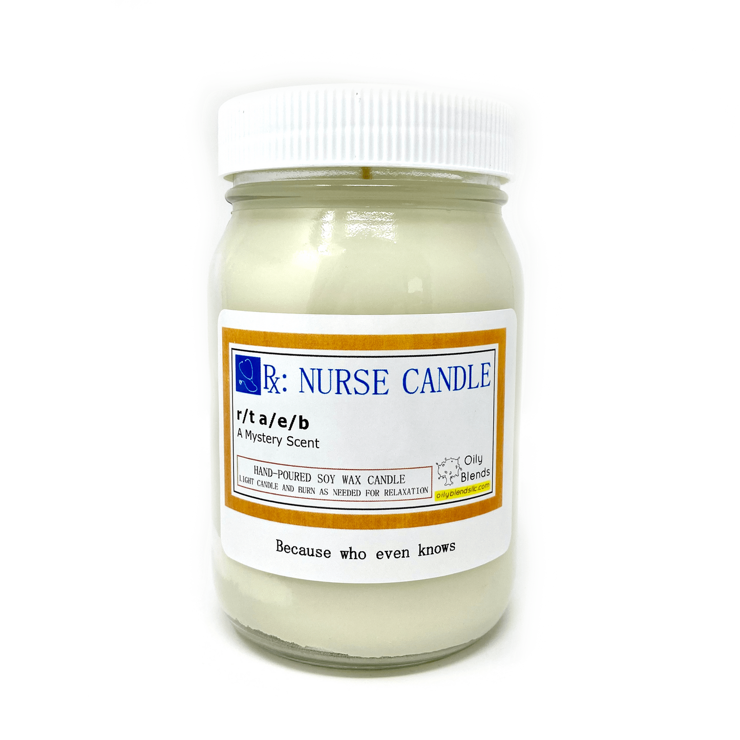 Jumbo Nurse Candles - 100 Hour Burn Time Soy Wax Candles