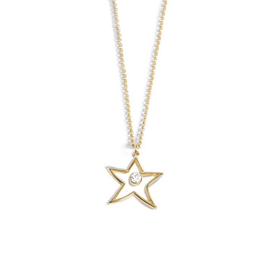 Gold Star Necklace
