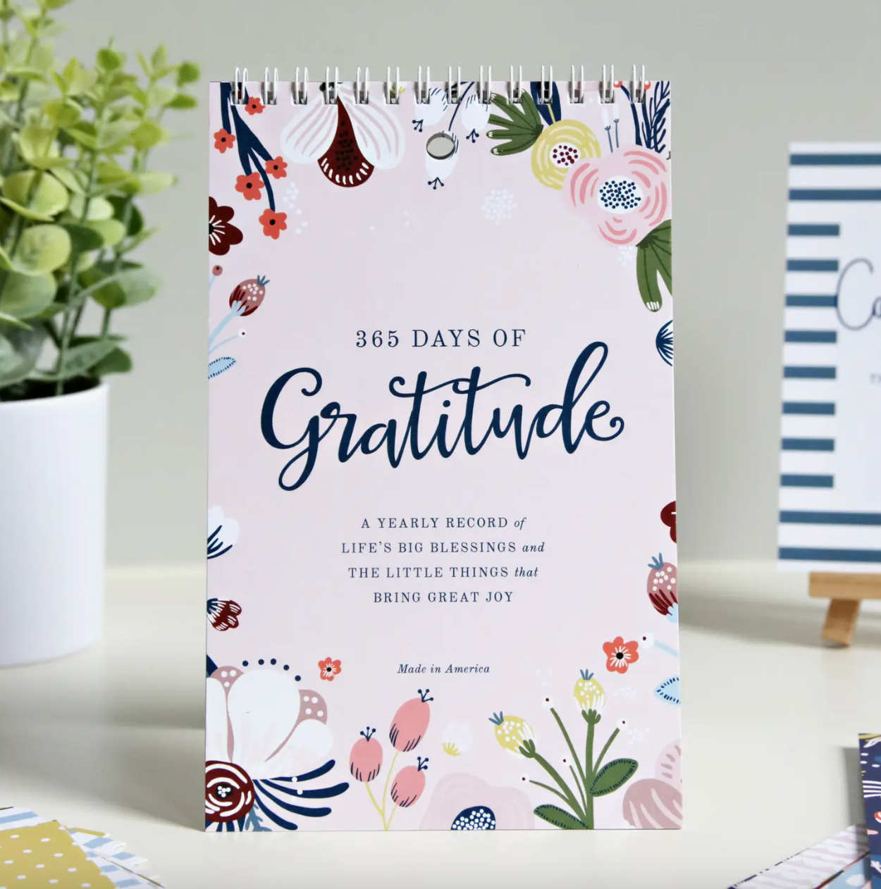 Yearly Gratitude Journal - Floral