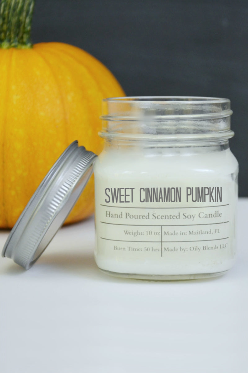 Fall Scented Candles - 50 Hour Burn Time Soy Wax Candles