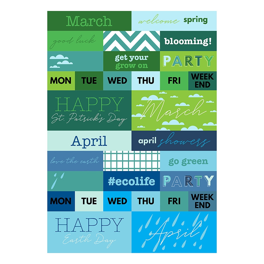 Seasonal Monthly Planner/Calendar Stickers