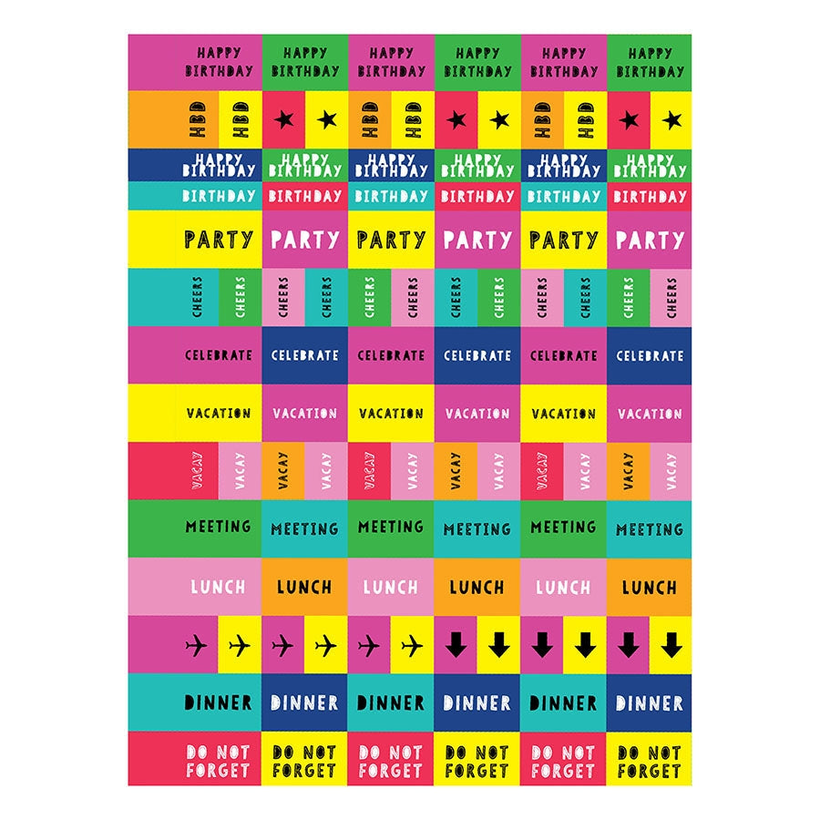 Academic Year July 2022 - June 2023 Wild Print Medium Daily Weekly Monthly Planner