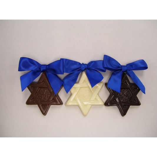 Star of David Chocolates - Set of 3 or 6