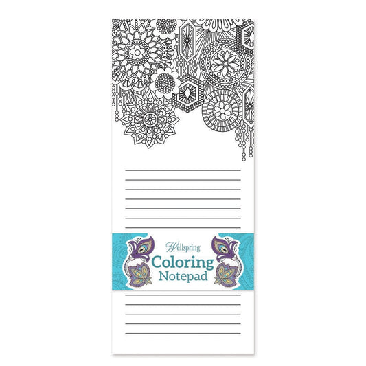 Glam Coloring Notepad