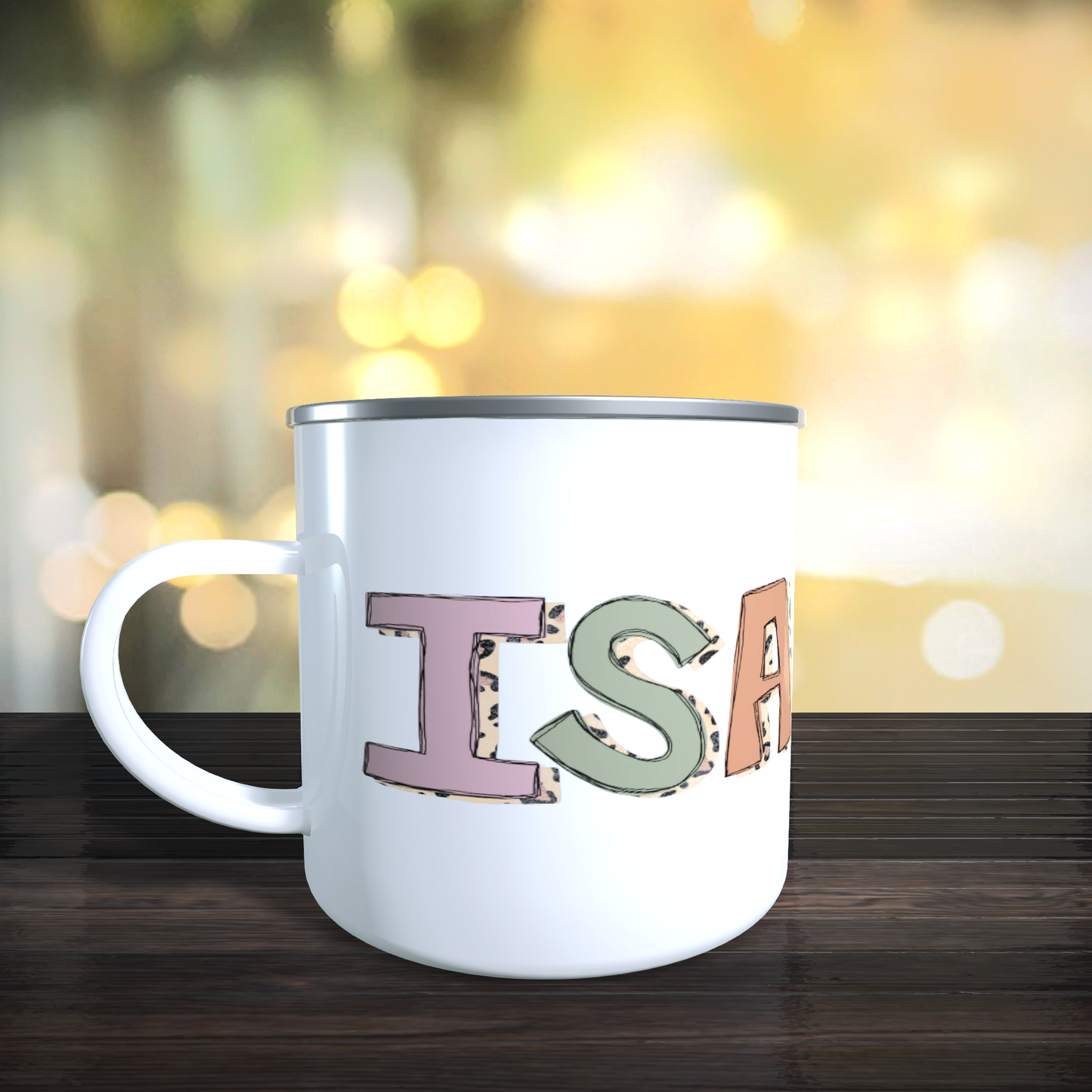 Alpha Personalized Camper Mug