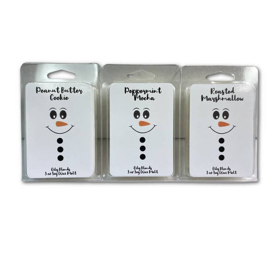 Snowman Christmas Wax Melt Soy Wax