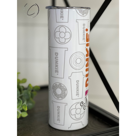 Dunkie Junkie 20oz Skinny Tumbler
