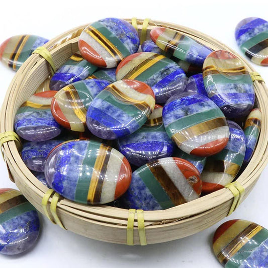 Chakra worry stones