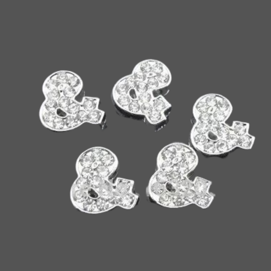 ClaudiaG PavÃ© Ampersand -Silver