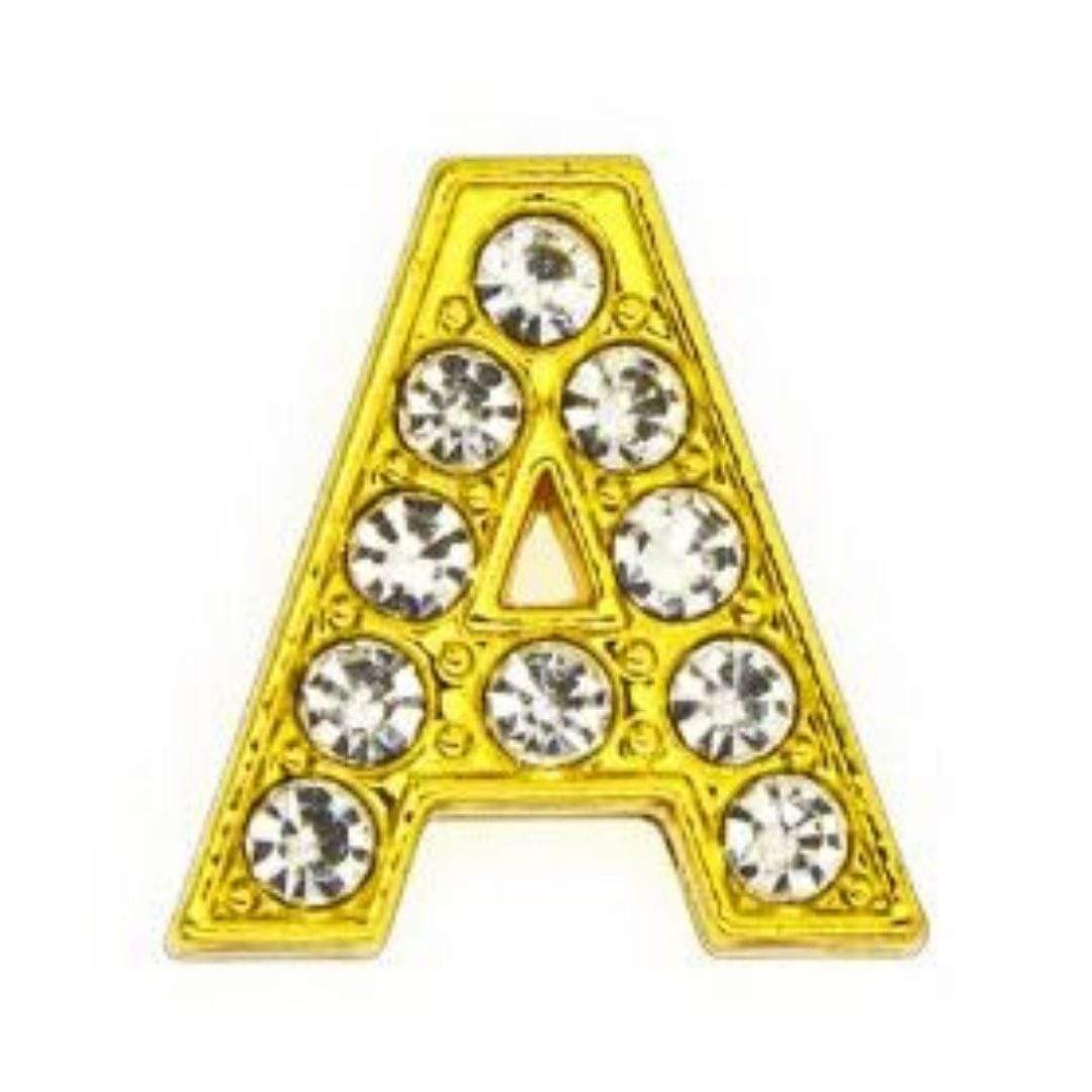 ClaudiaG PavÃ© Letters -Gold Charms