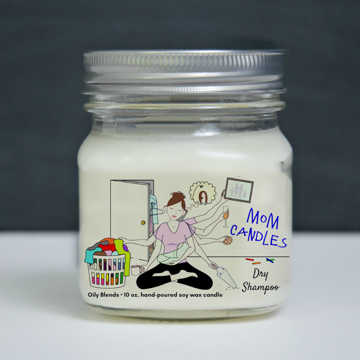 Mom Candles - 50 Hour Burn Time Soy Wax Candles