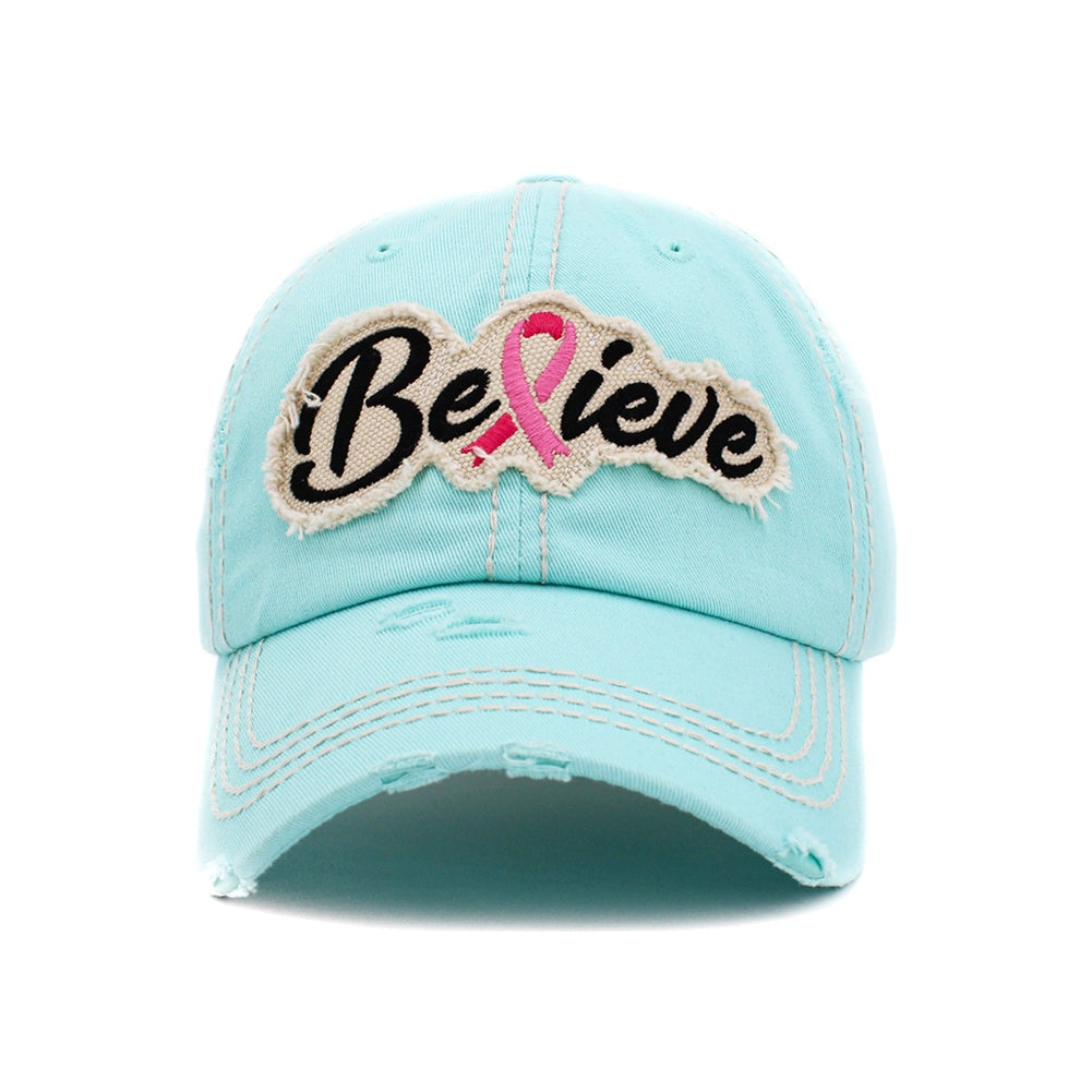 Believe Vintage Distressed Baseball Cap