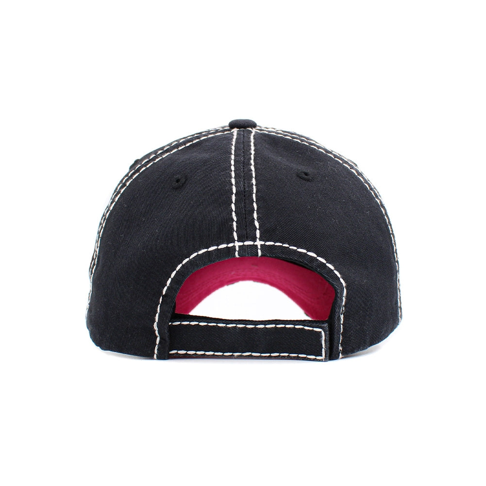 ADULT-ISH Vintage Distressed Baseball Cap