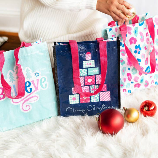 Holly Jolly Gift Bag Set