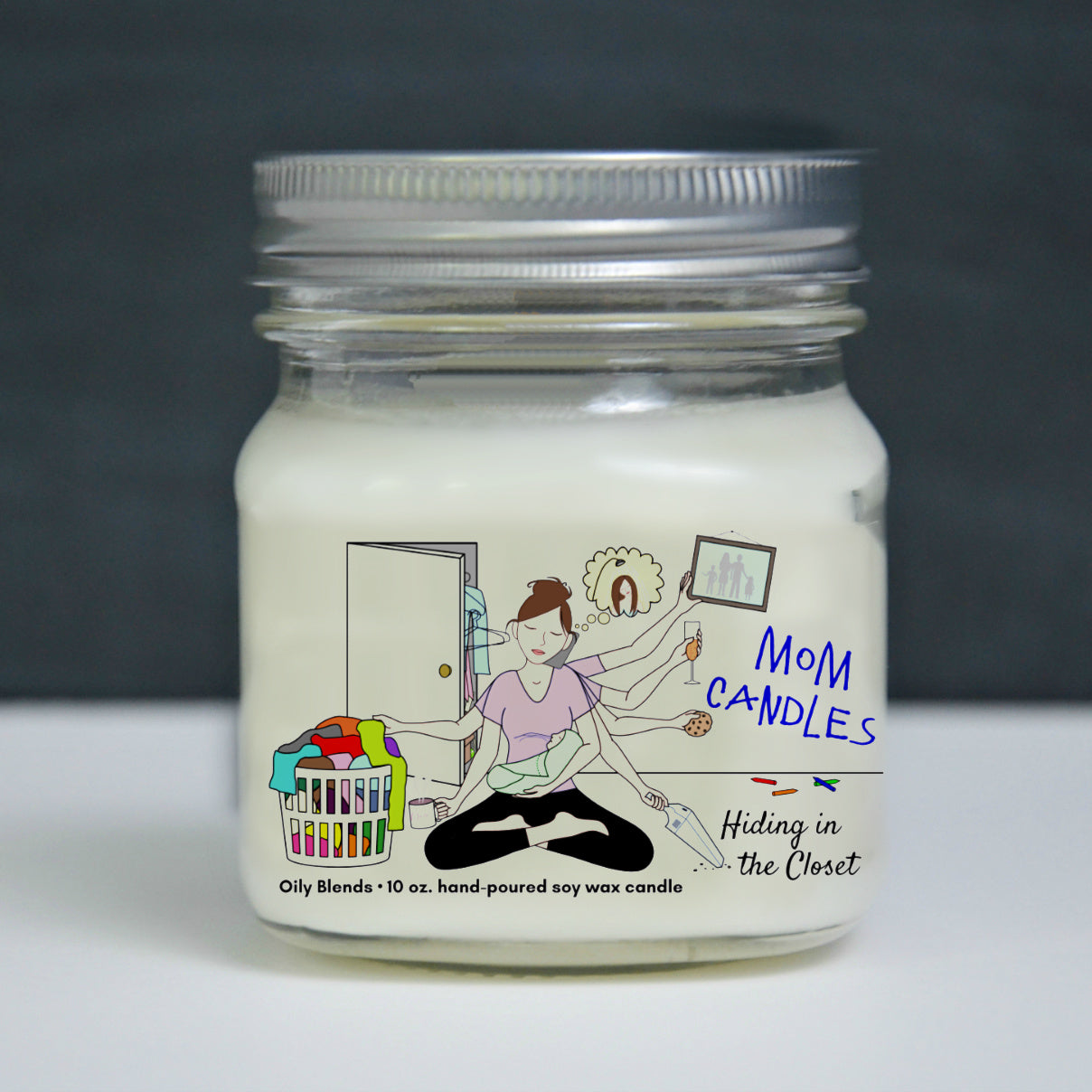 Mom Candles - 50 Hour Burn Time Soy Wax Candles