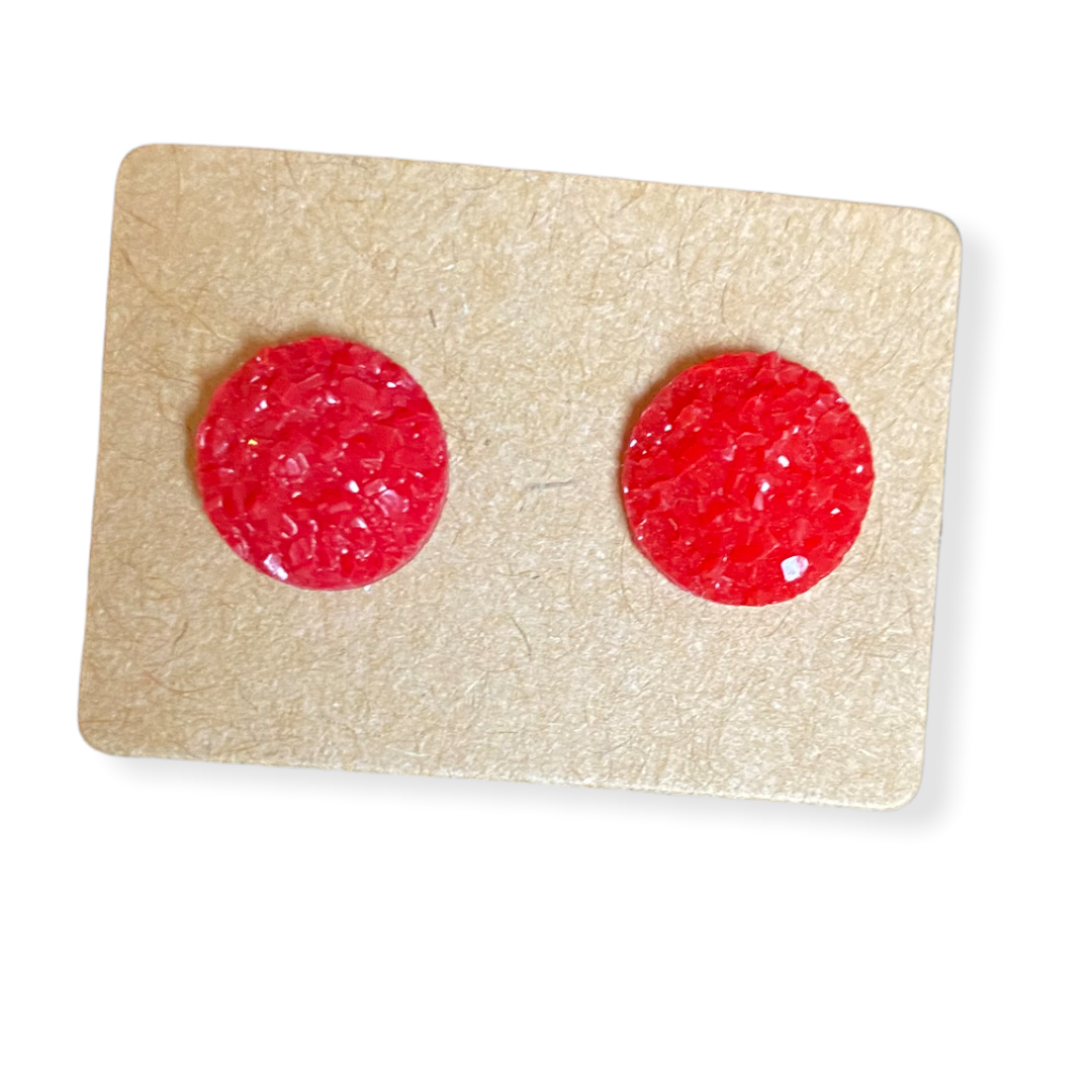 8 mm, 10 mm & 12 mm Stud Earrings