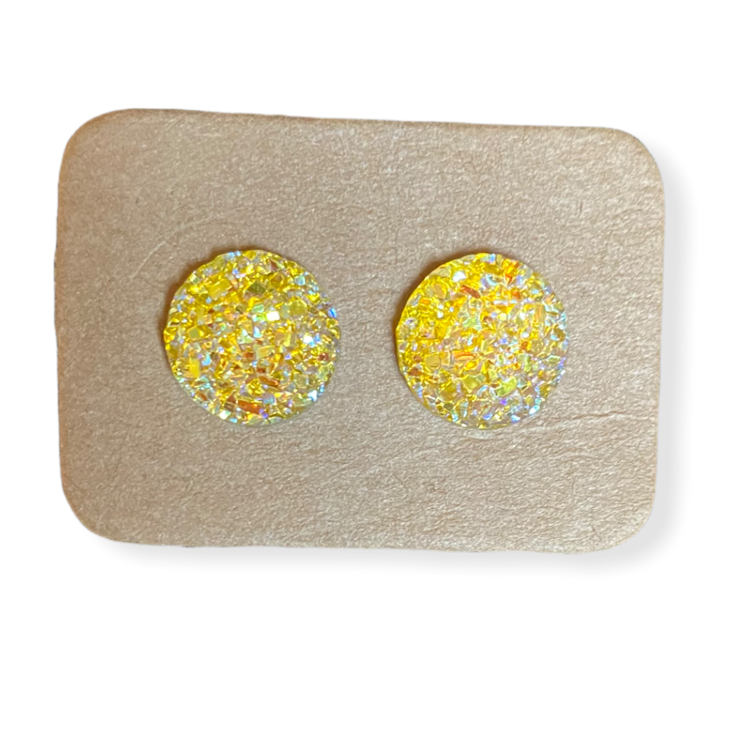 8 mm, 10 mm & 12 mm Stud Earrings