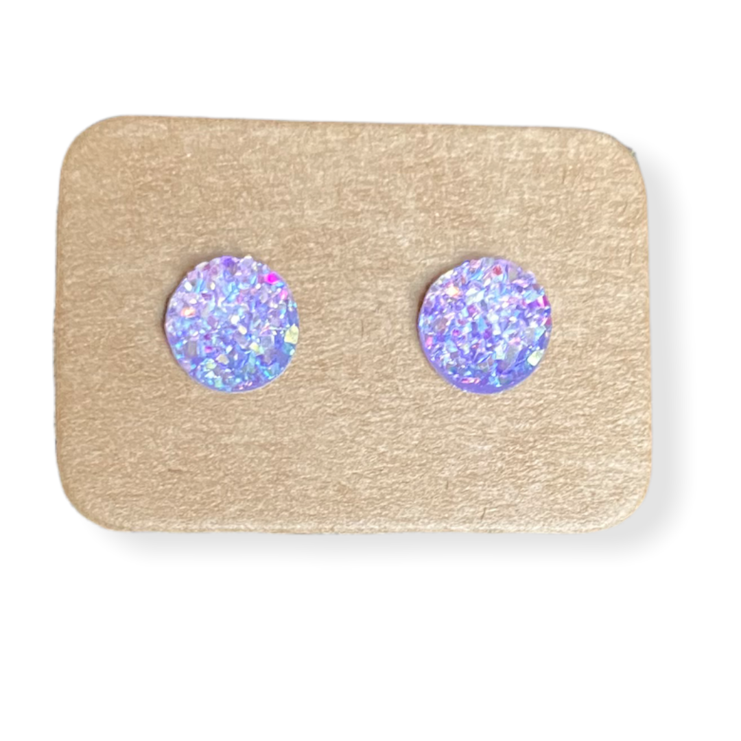 8 mm, 10 mm & 12 mm Stud Earrings