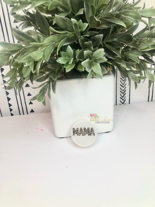 Leopard mama phone grip