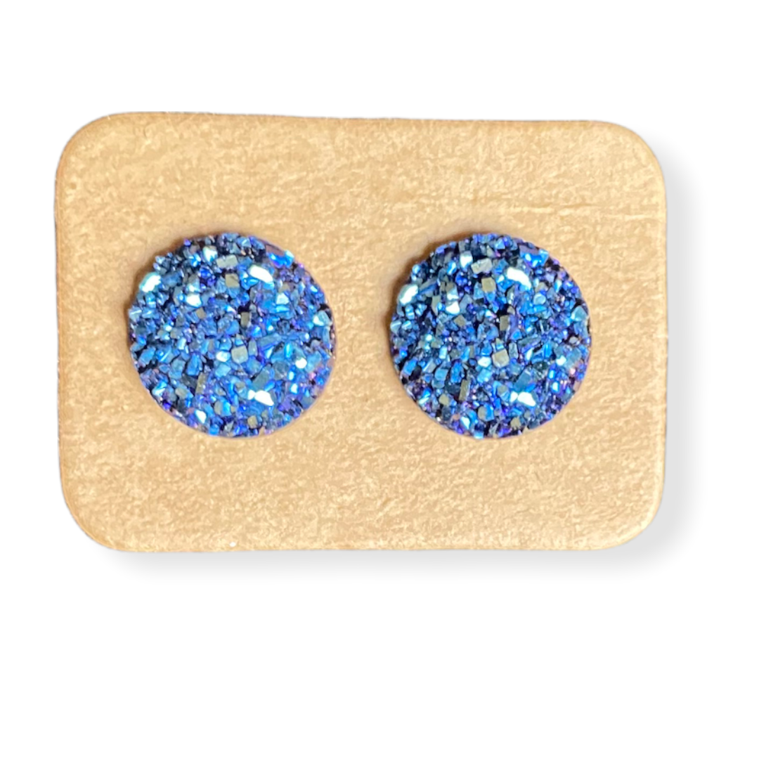 8 mm, 10 mm & 12 mm Stud Earrings
