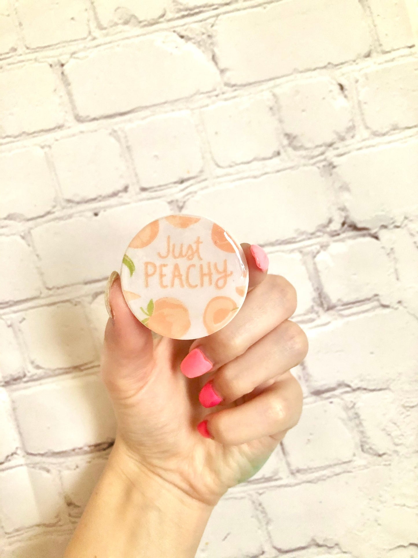 Just Peachy Phone Grip