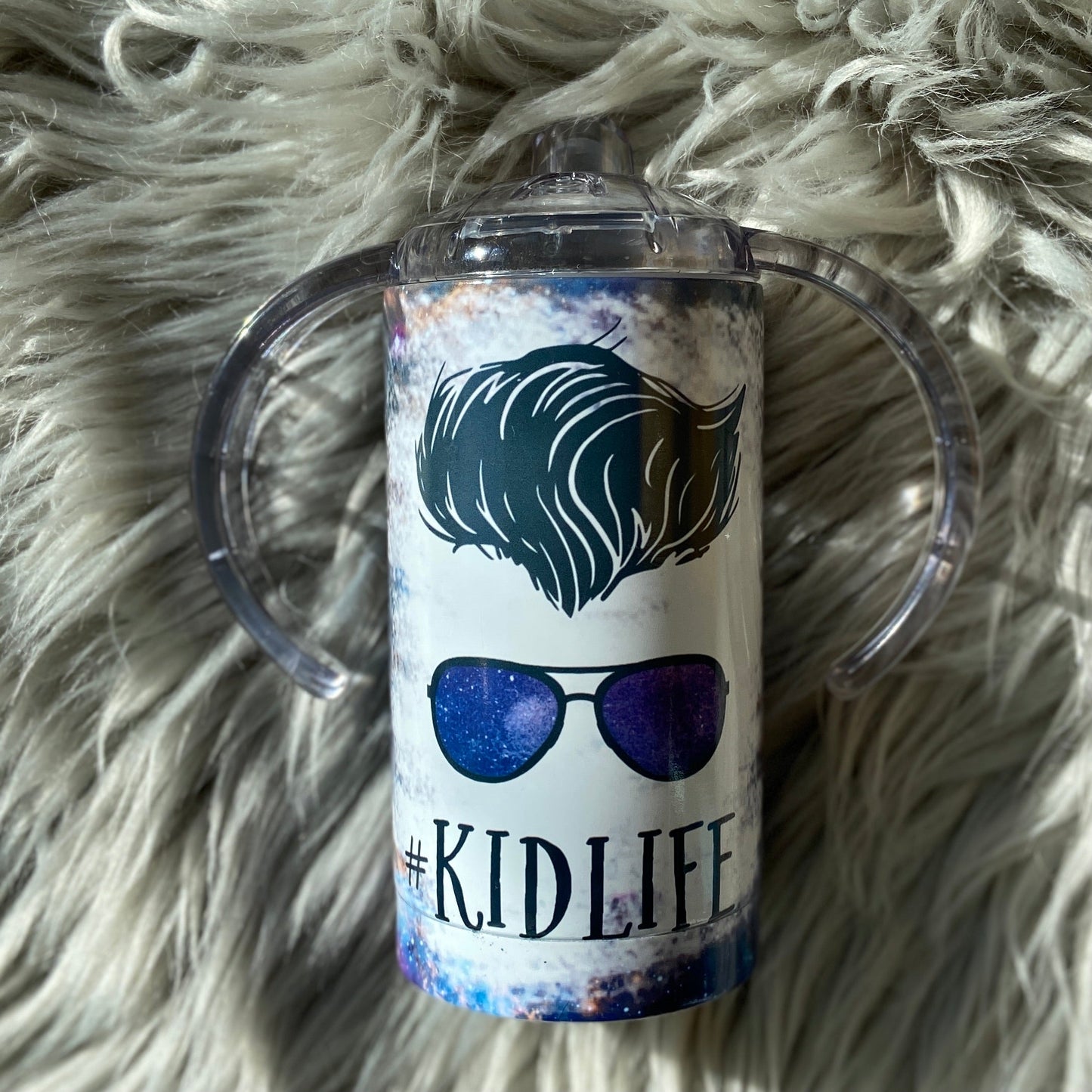 Mommy and me Galaxy mom life kid life BOY Tumbler Set