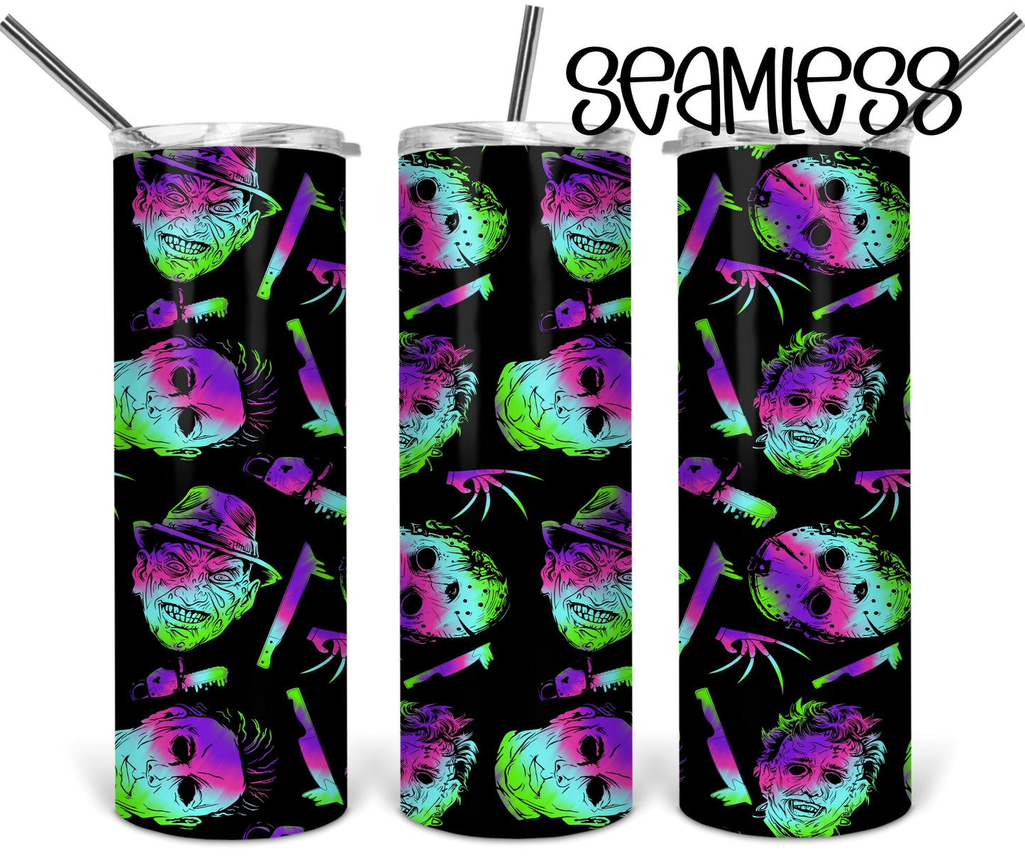 Pretty Horror Mix black  Tumbler