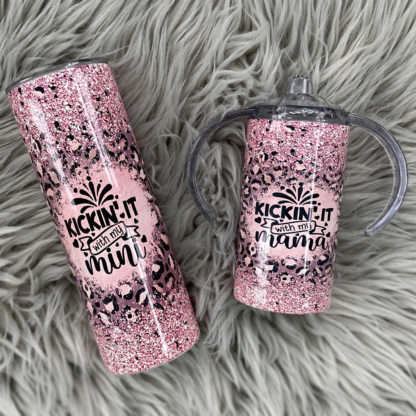 Mommy and me Kickin' It with my Mama Mini Tumbler Set