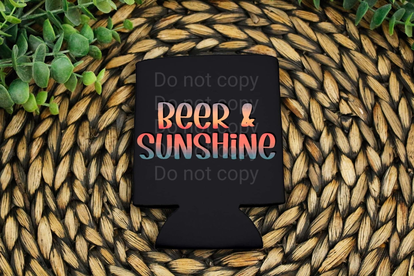 Beer & Sunshine Can Cooler