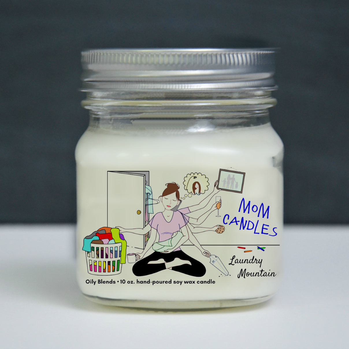 Mom Candles - 50 Hour Burn Time Soy Wax Candles