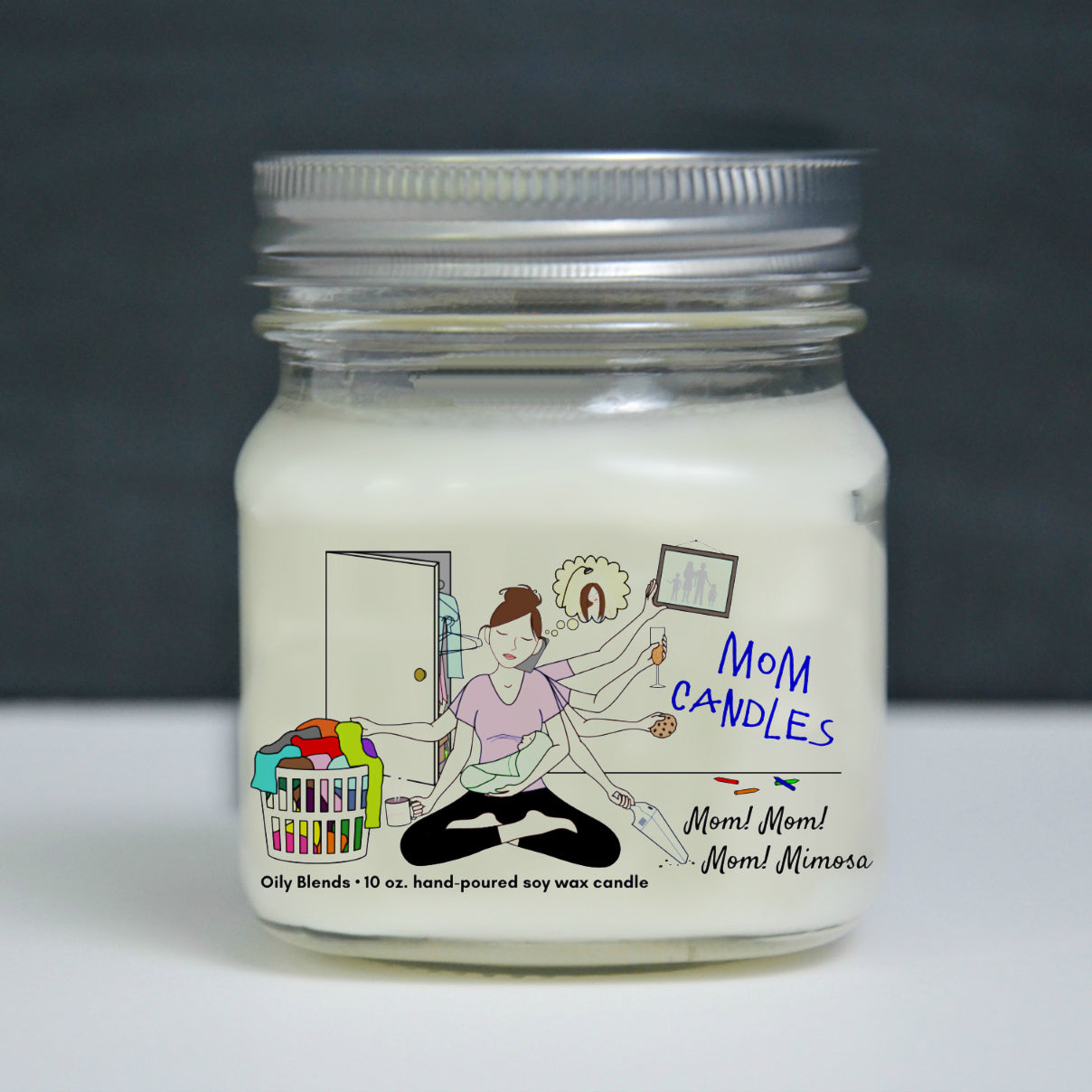 Mom Candles - 50 Hour Burn Time Soy Wax Candles