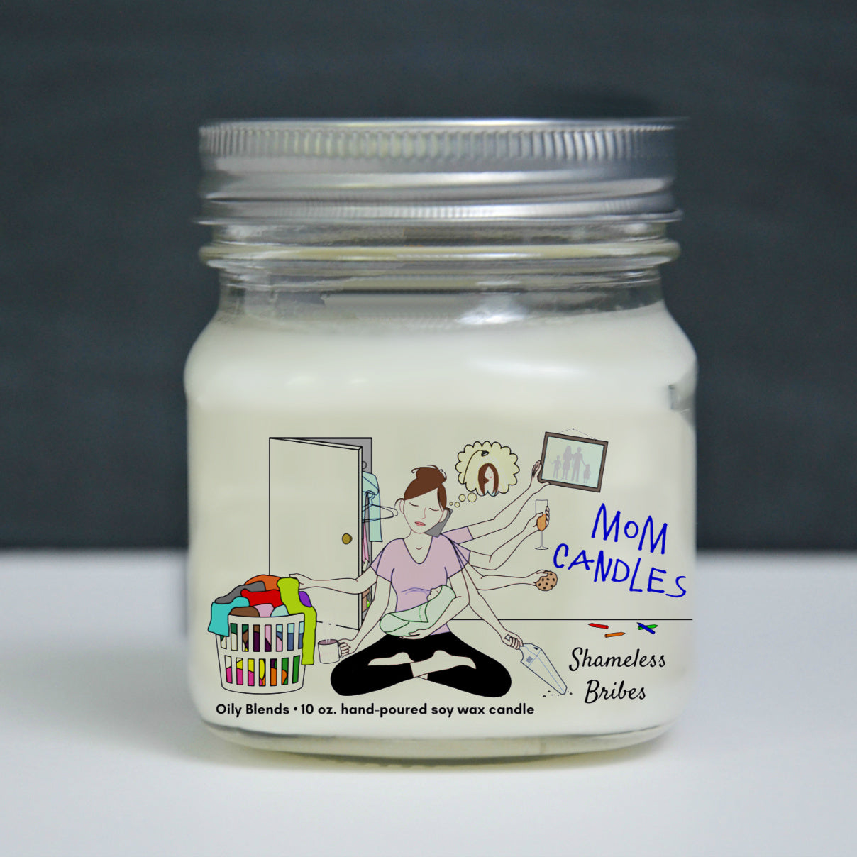 Mom Candles - 50 Hour Burn Time Soy Wax Candles