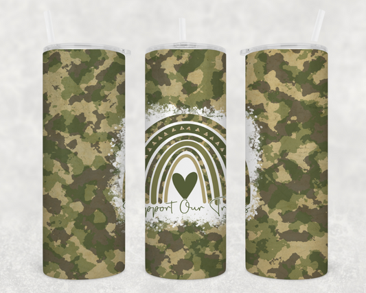 Support Our Troops Tumbler