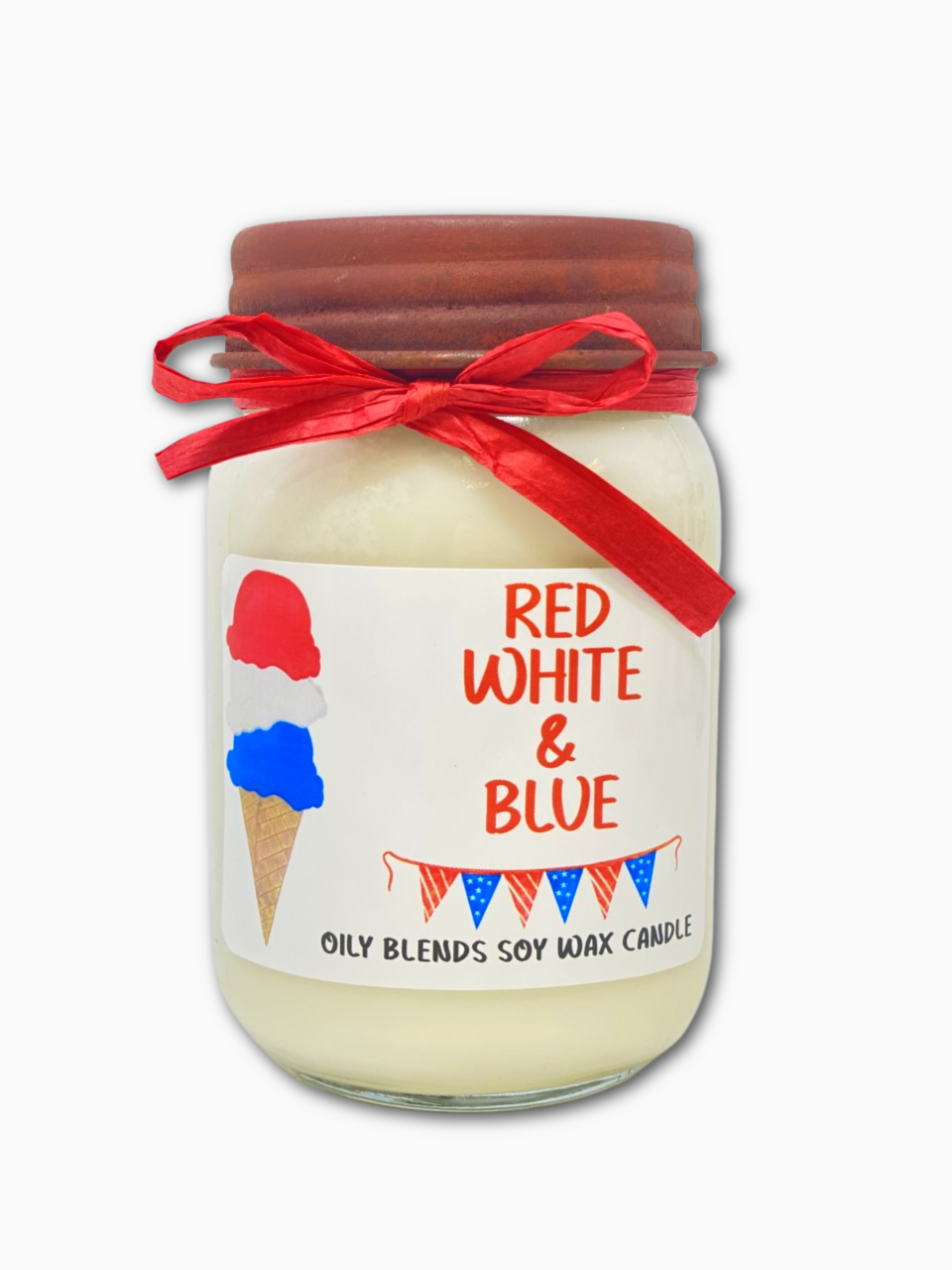 Patriotic Jumbo Candles