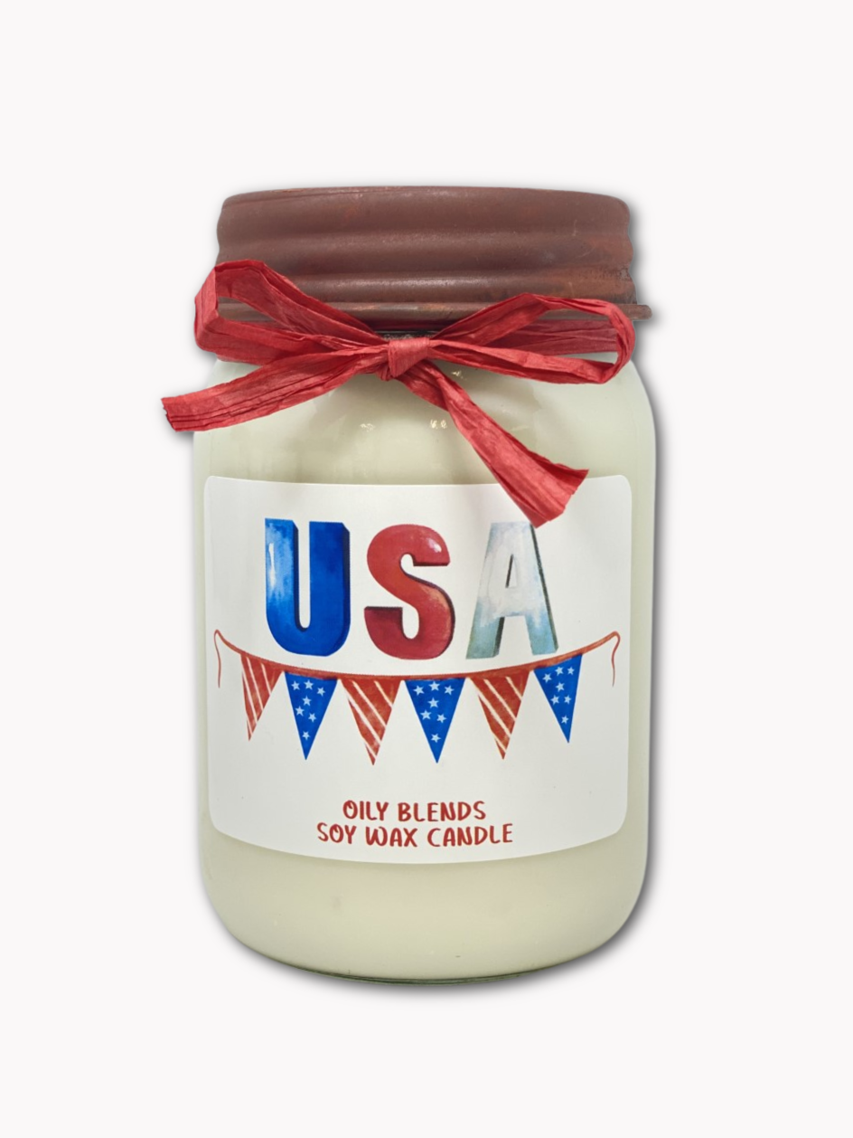 Patriotic Jumbo Candles