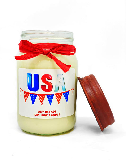 Patriotic Jumbo Candles