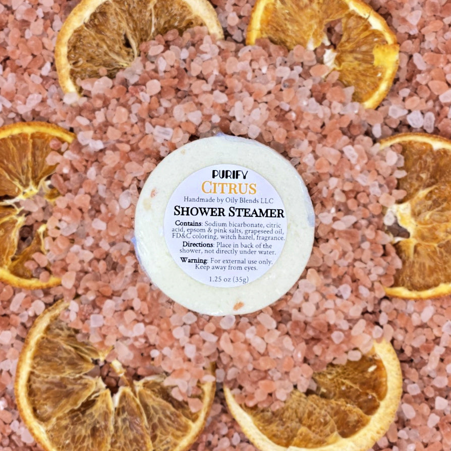 Purify Shower Steamers with Pink Himalayan Salt