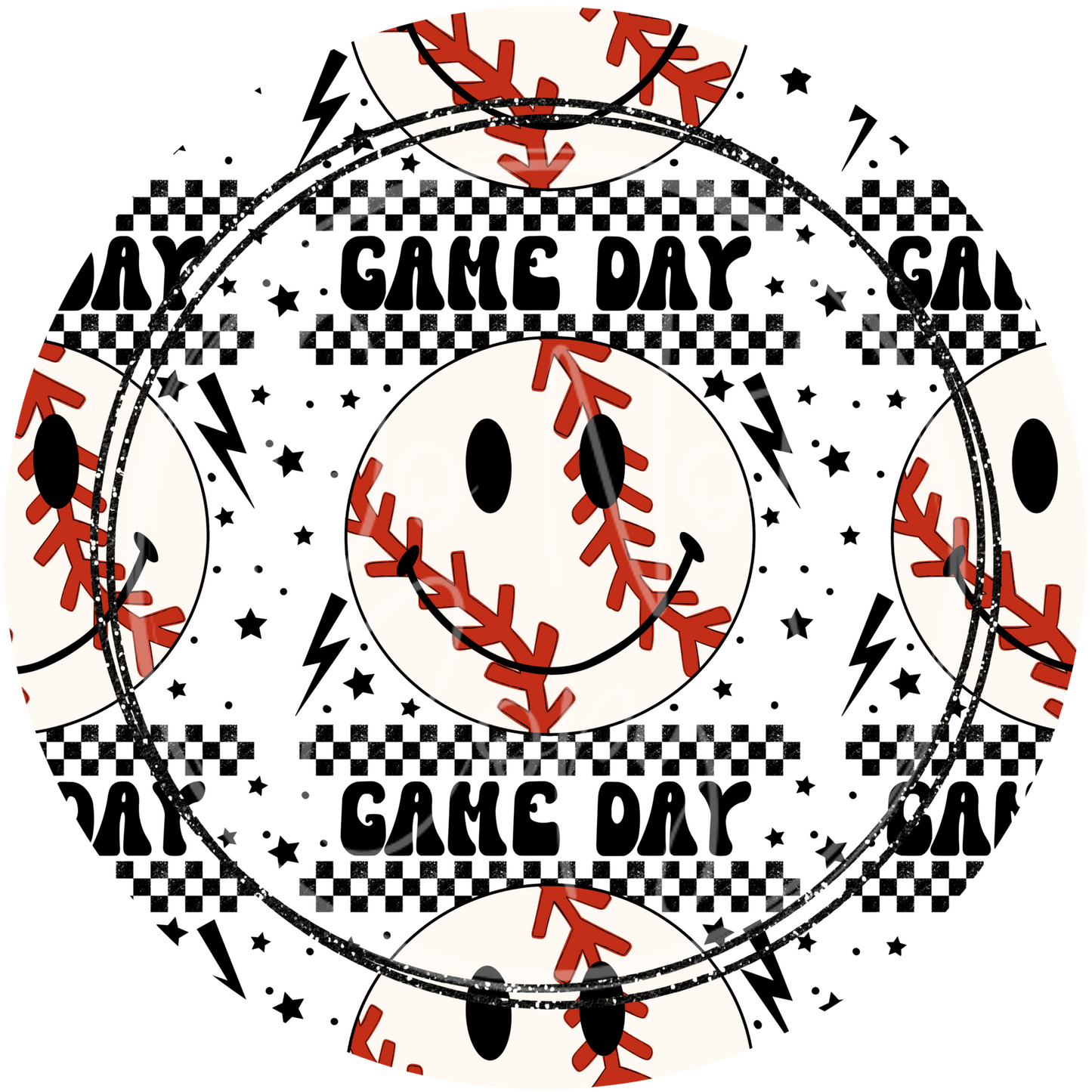 Baseball Game Day Car Coaster Set