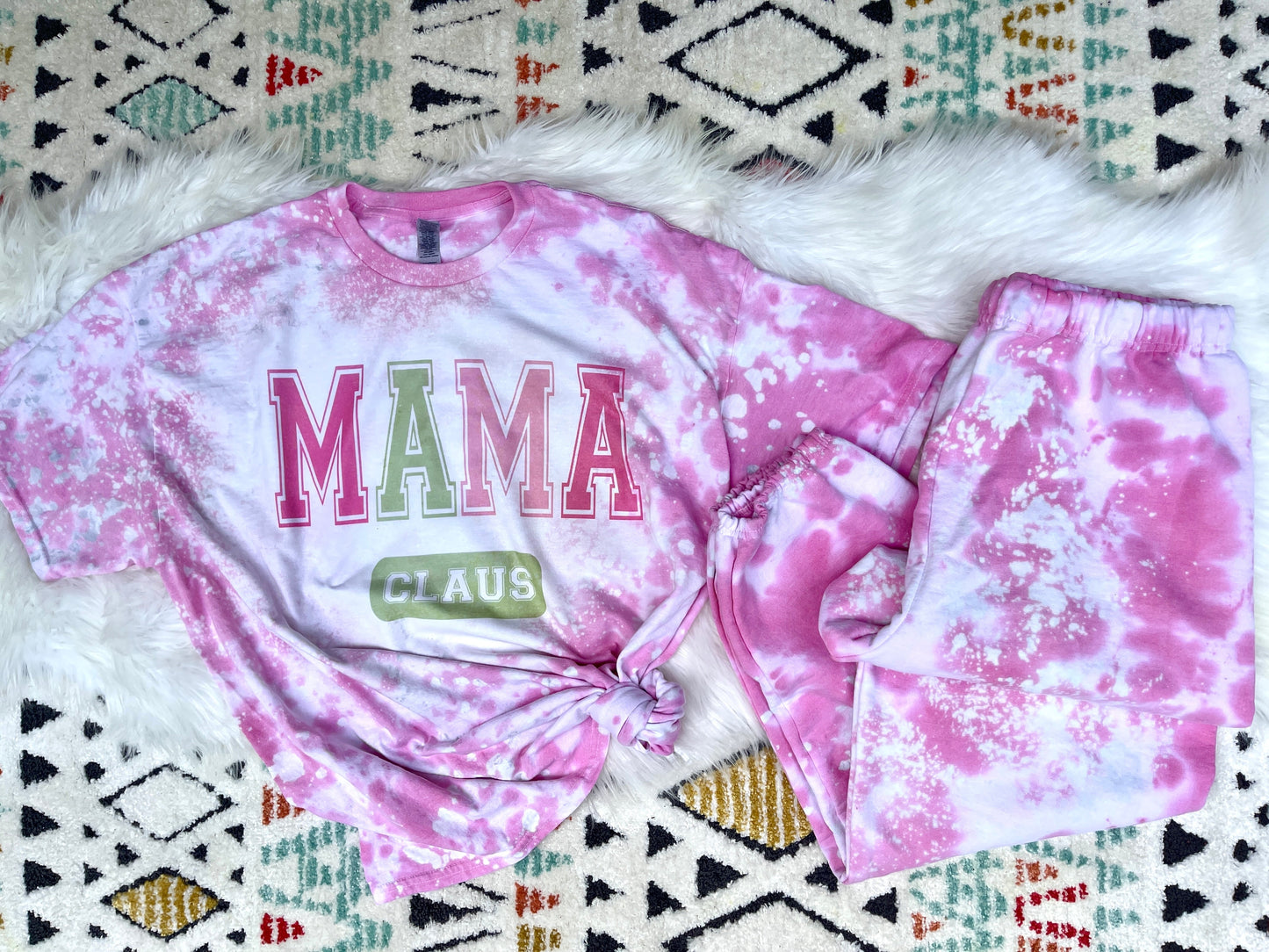 Pink Mama Claus Set