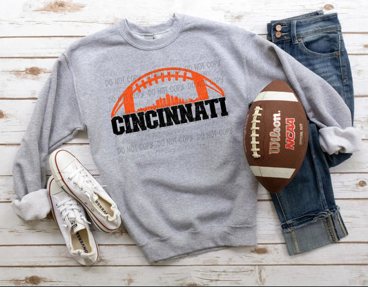 Cincinnati Football Distressed