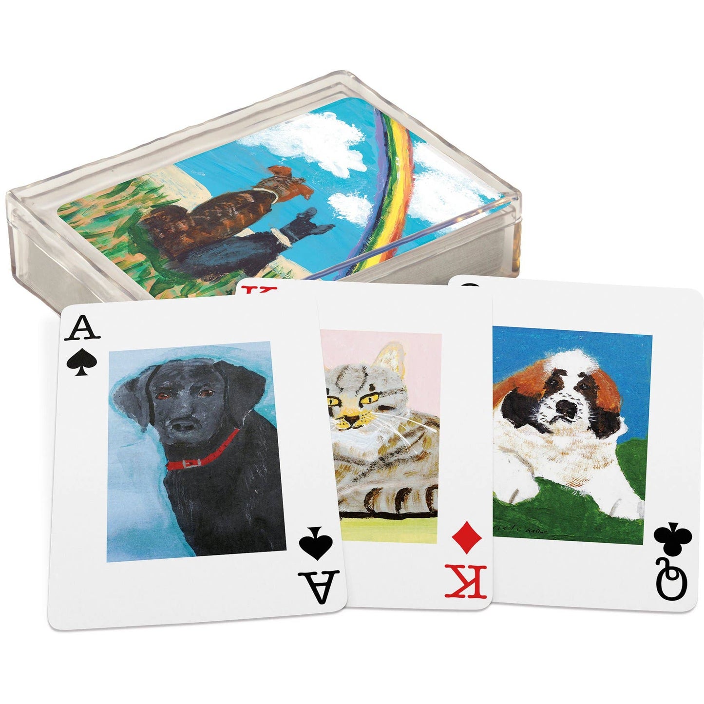 Pets Playing Cards