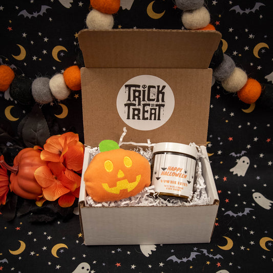 Halloween Gift Box with Candle and Plush