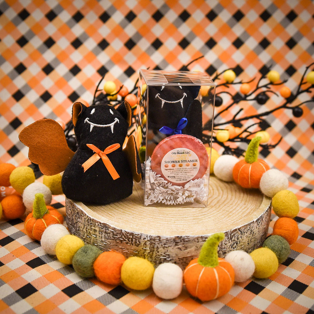 Halloween Shower Steamer and Plushy Gift Set