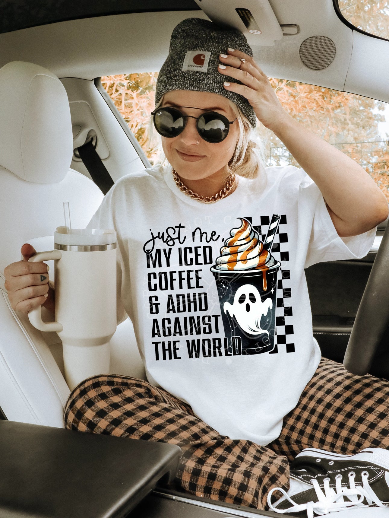 Just Me, My Iced Coffee & ADHD Against The World || Tee