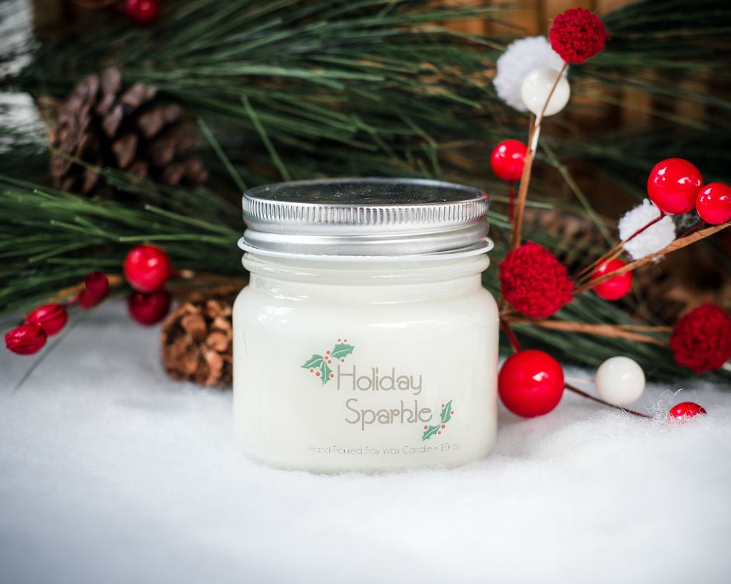 Christmas Scent - 50 Hour Burn Time Soy Wax Candles - Oily BlendsChristmas Scent - 50 Hour Burn Time Soy Wax Candles