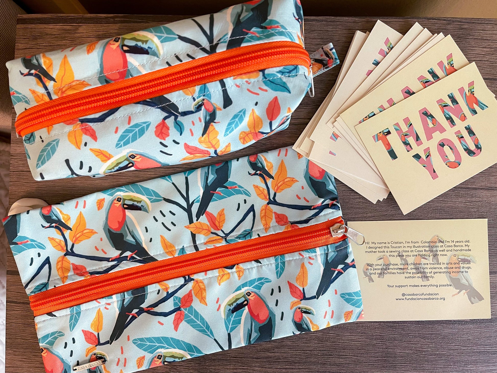 ClaudiaG Toucan Pencil Case by Casa Barco