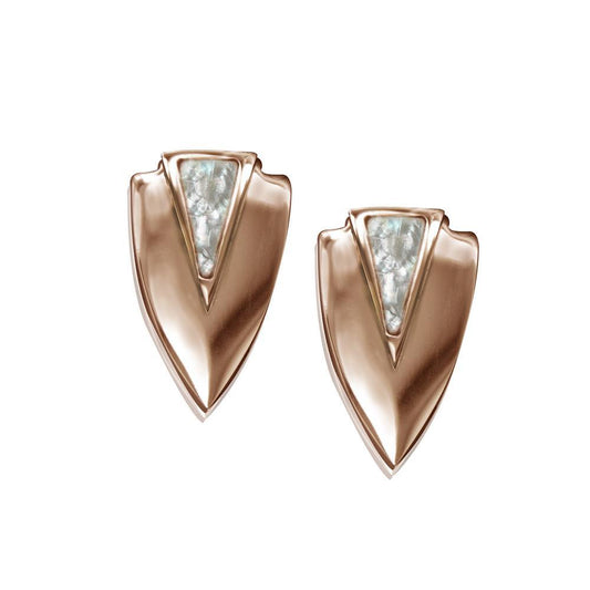 ClaudiaG Chevron Earrings- Rose